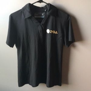Women’s PGA Branded Black Polo Shirt